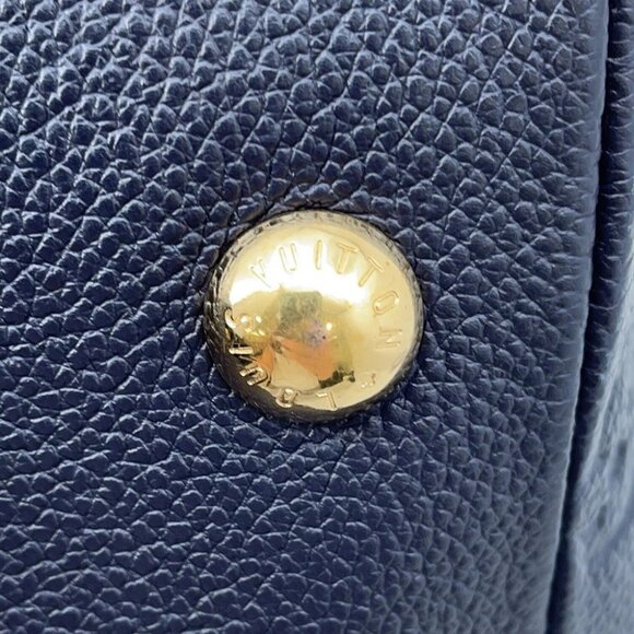 LOUIS VUITTON Pomthieu Size PM Monogram Empreinte Leather Marine Rouge M43721 - Picture 8 of 15